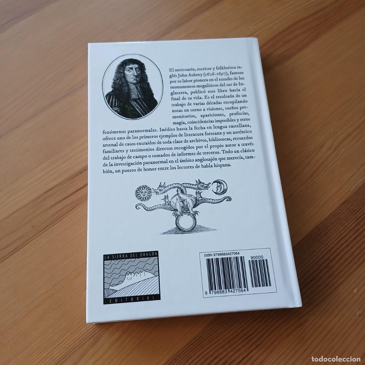 Libros antiguos: `Miscel&aacute;nea&acute;, de John Aubrey - Foto 2