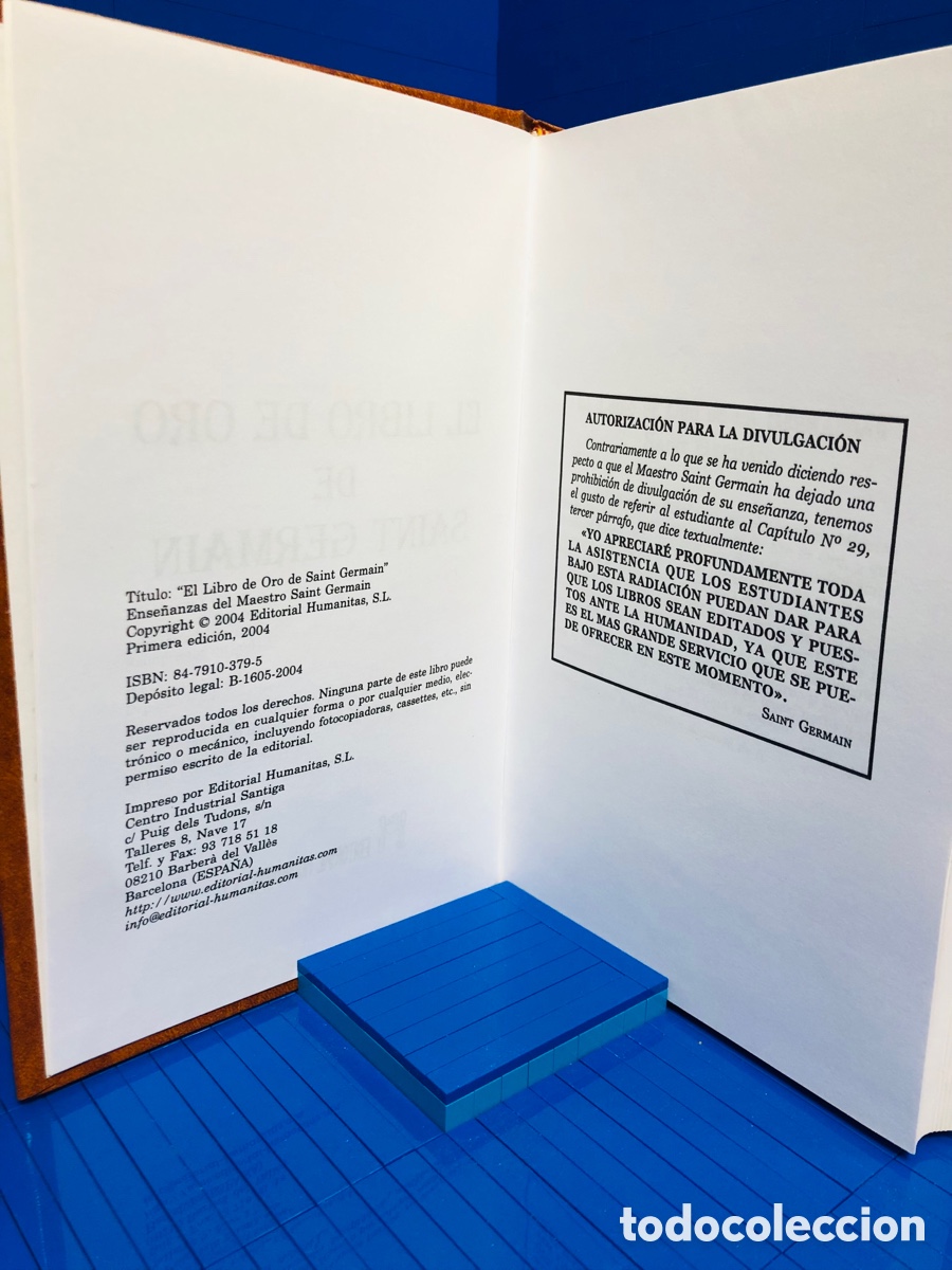 Libros antiguos: EL LIBRO DE ORO DE SAINT GERMAIN ● - Foto 4