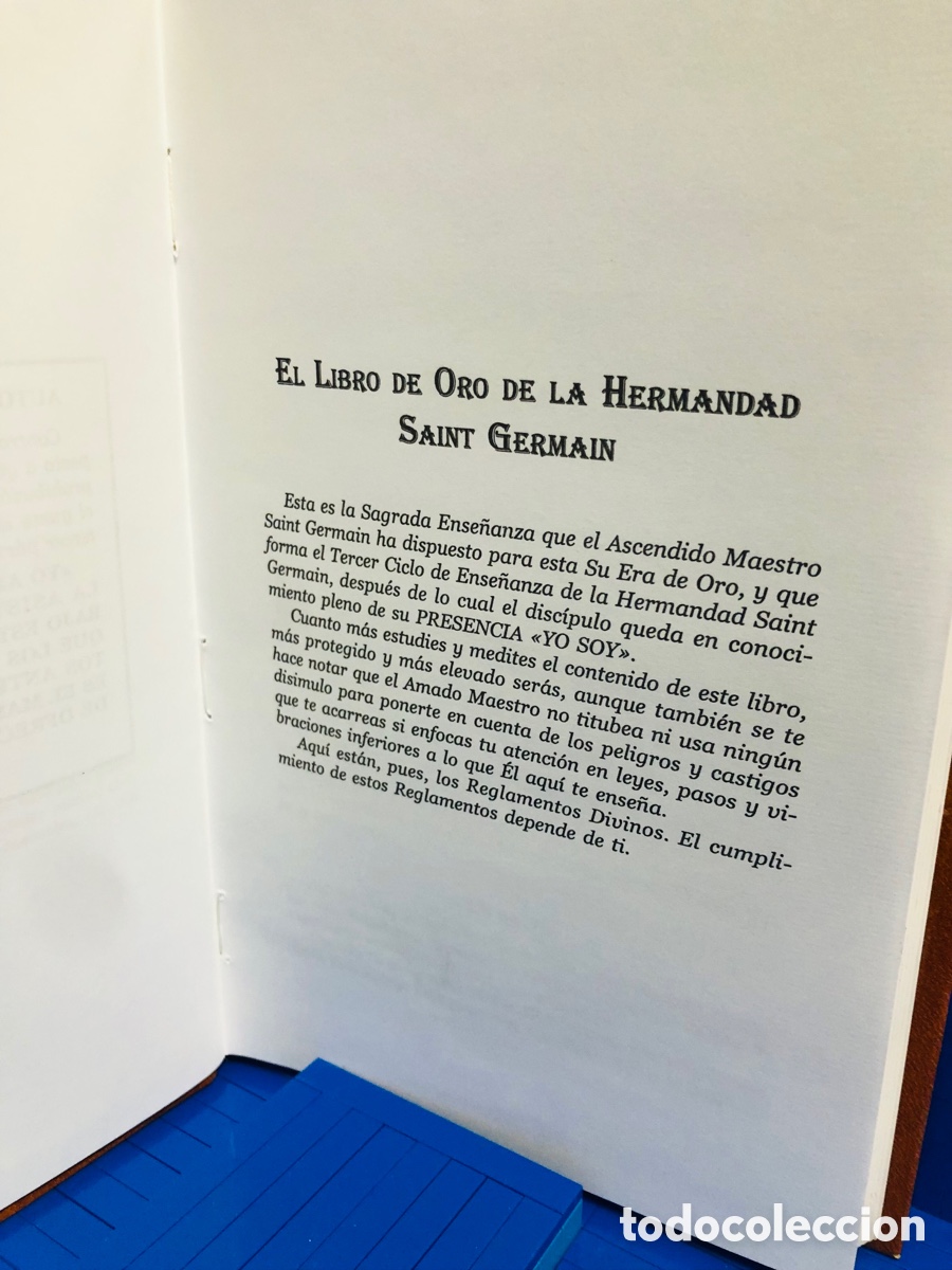 Libros antiguos: EL LIBRO DE ORO DE SAINT GERMAIN ● - Foto 5