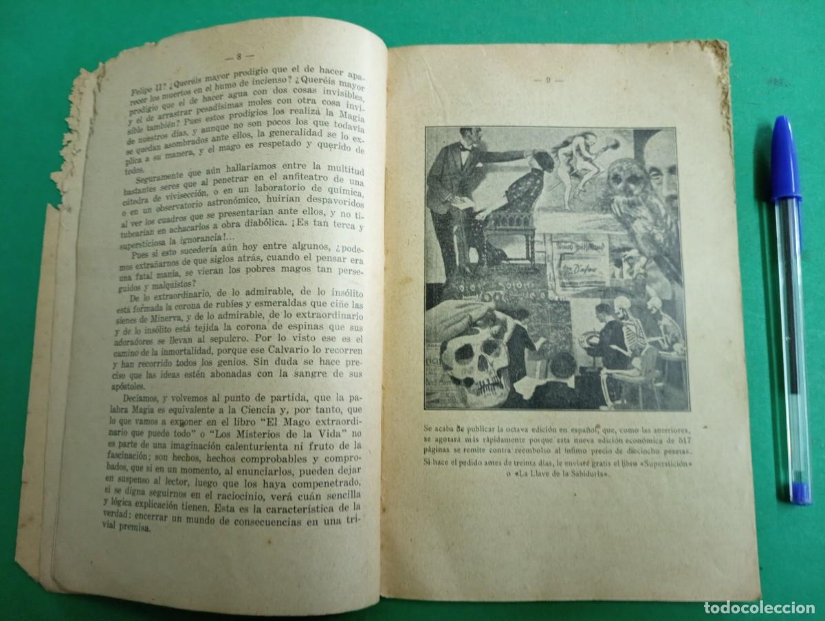 Libros antiguos: Antiguo libro de magia La Plenitud del Poder. Magia. - Foto 5