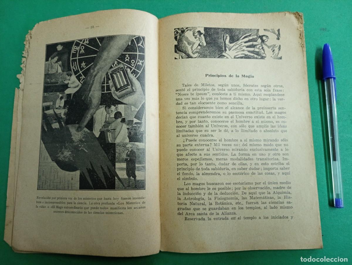 Libros antiguos: Antiguo libro de magia La Plenitud del Poder. Magia. - Foto 6