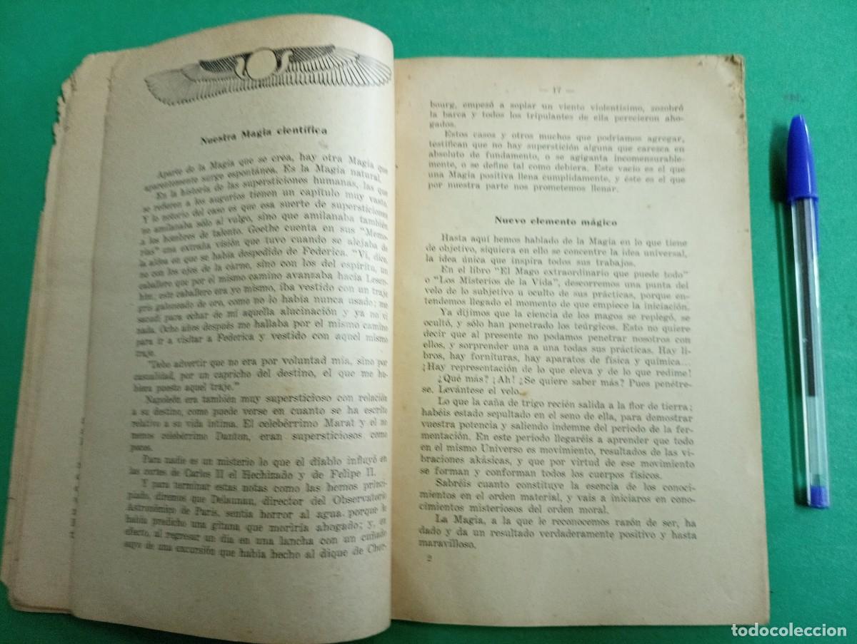 Libros antiguos: Antiguo libro de magia La Plenitud del Poder. Magia. - Foto 7
