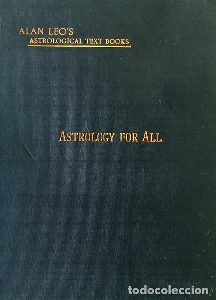 Libros antiguos: LEO. (Alan) - ASTROLOGY FOR ALL. - Foto 1