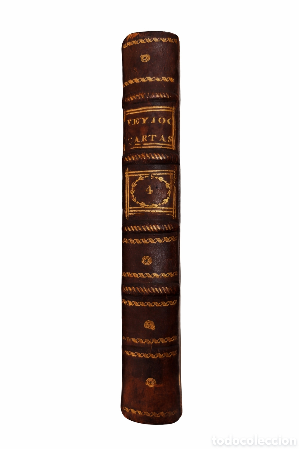 Antiquarische B&uuml;cher: Libro antiguo del siglo XVIII &ndash; &ldquo;Cartas Eruditas y Curiosas&rdquo; de Benito Jer&oacute;nimo Feij&oacute;o Madrid, 1781