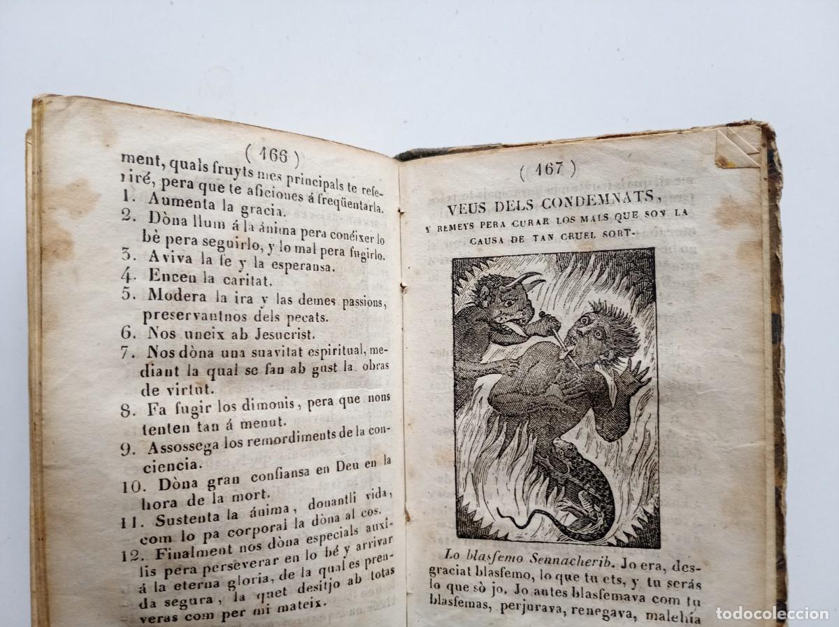 Libros antiguos: RARO LIBRO DEL S. XIX SOBRE EL CIELO Y EL INFIERNO. GRABADOS DE LOS CONDENADOS. DEMONOLOGIA.