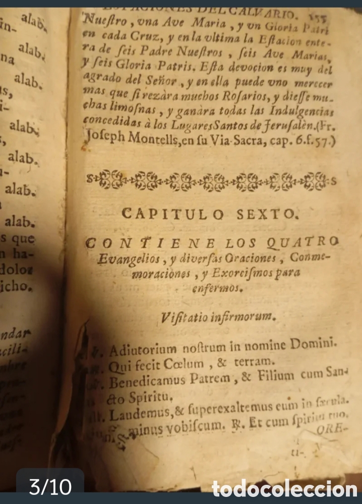 Libros antiguos: 1735 Libro de exorcismos - Foto 3