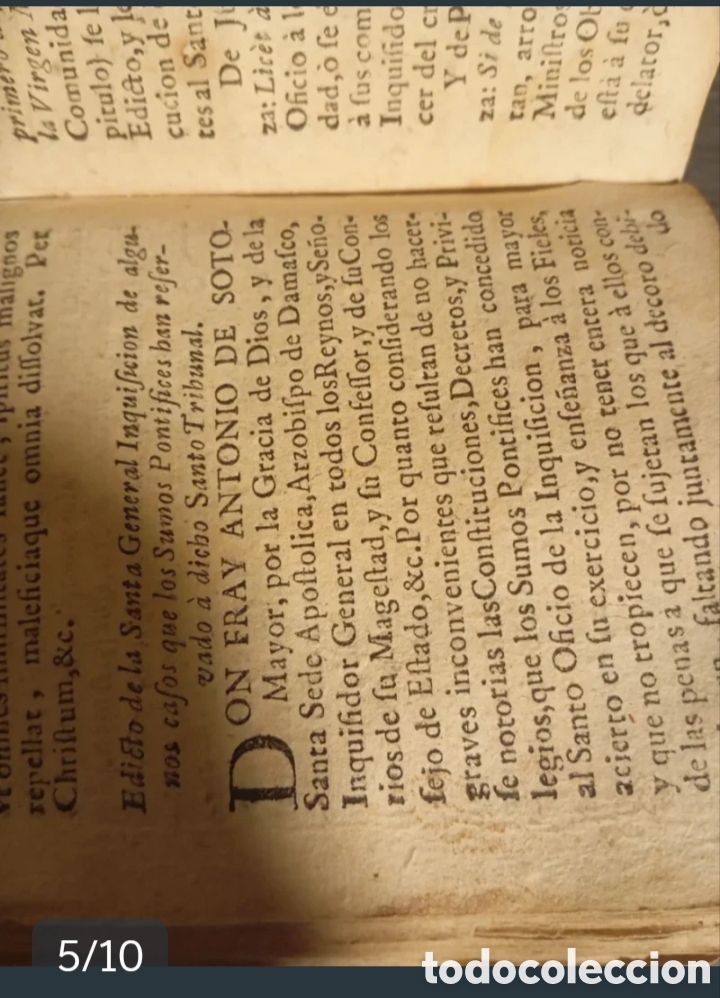 Libros antiguos: 1735 Libro de exorcismos - Foto 5