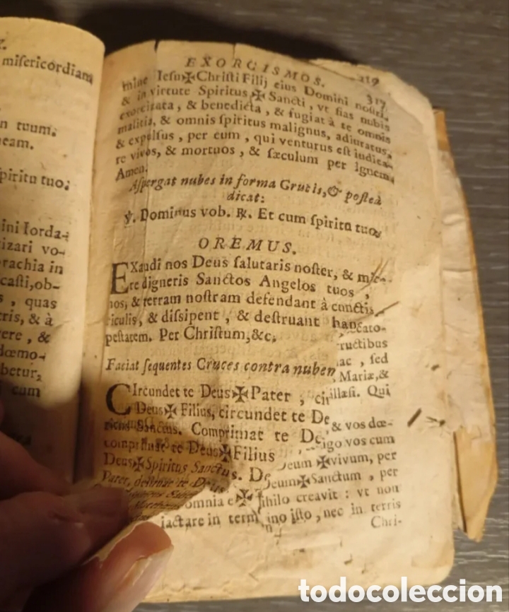 Libros antiguos: 1735 Libro de exorcismos - Foto 7