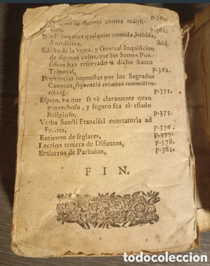 Libros antiguos: 1735 Libro de exorcismos - Foto 8