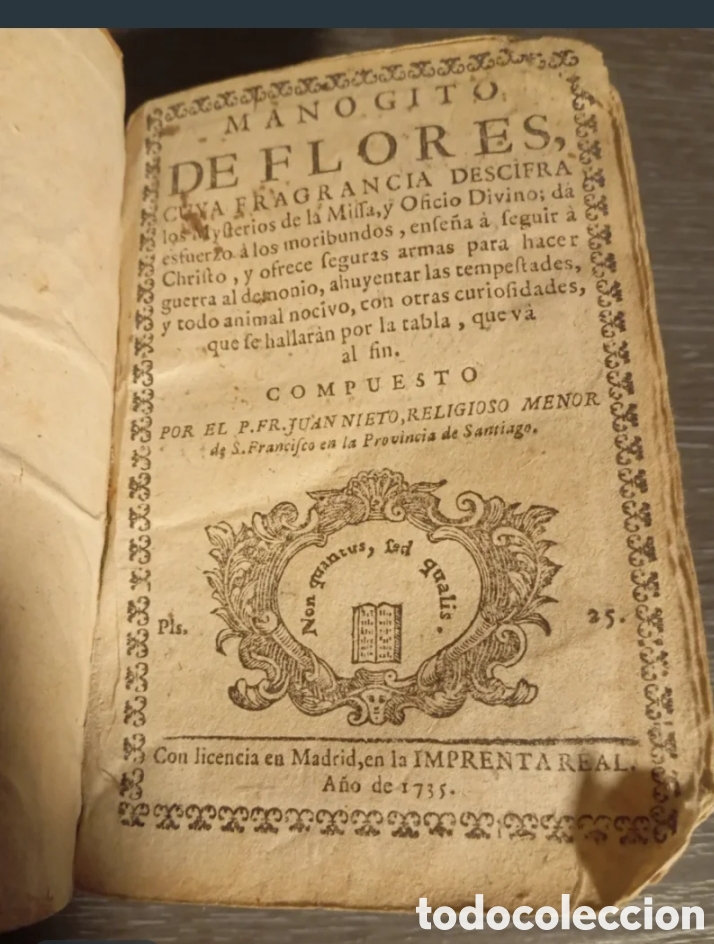 Libros antiguos: 1735 Libro de exorcismos