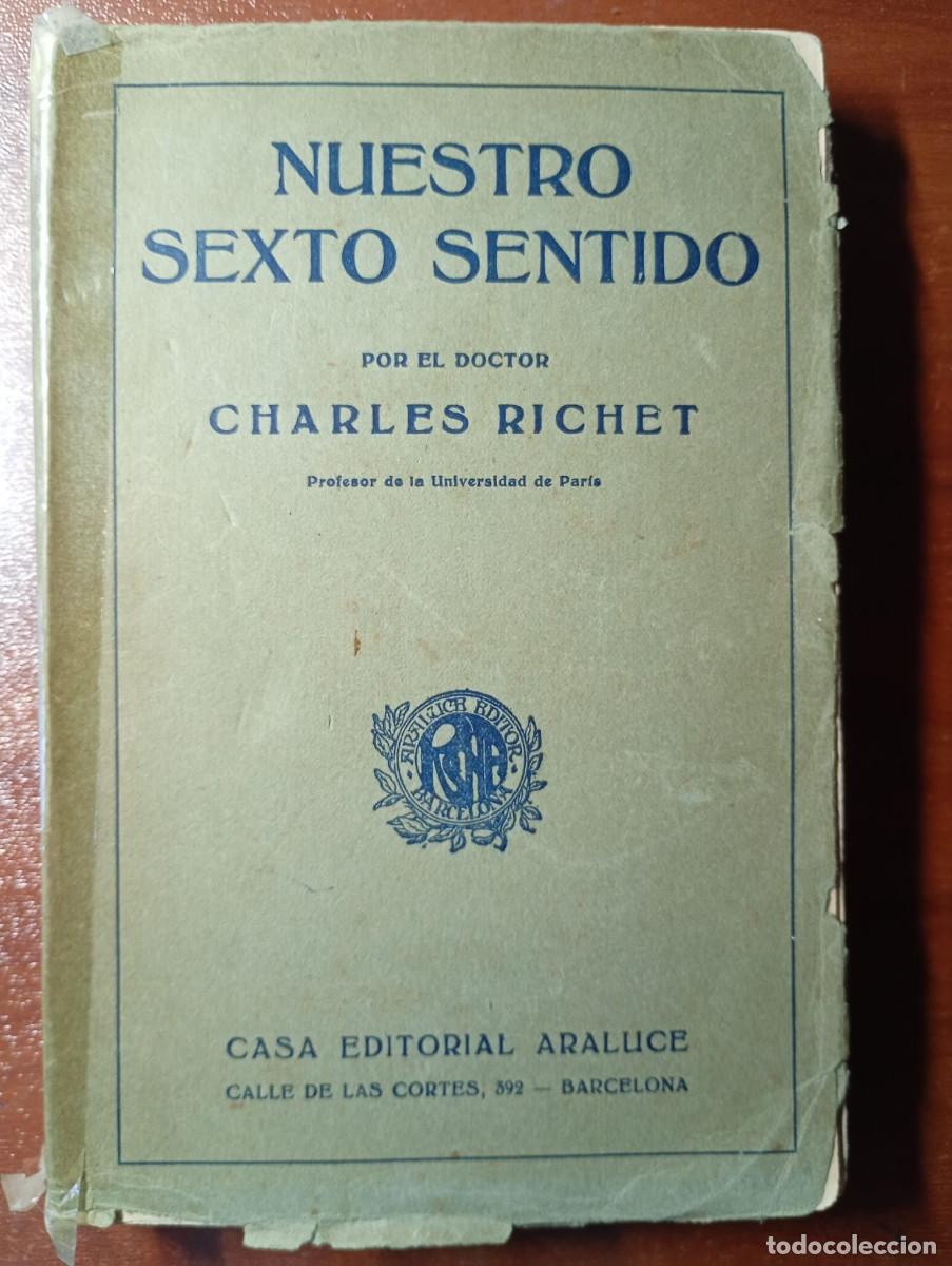 Libros antiguos: NUESTRO SEXTO SENTIDO