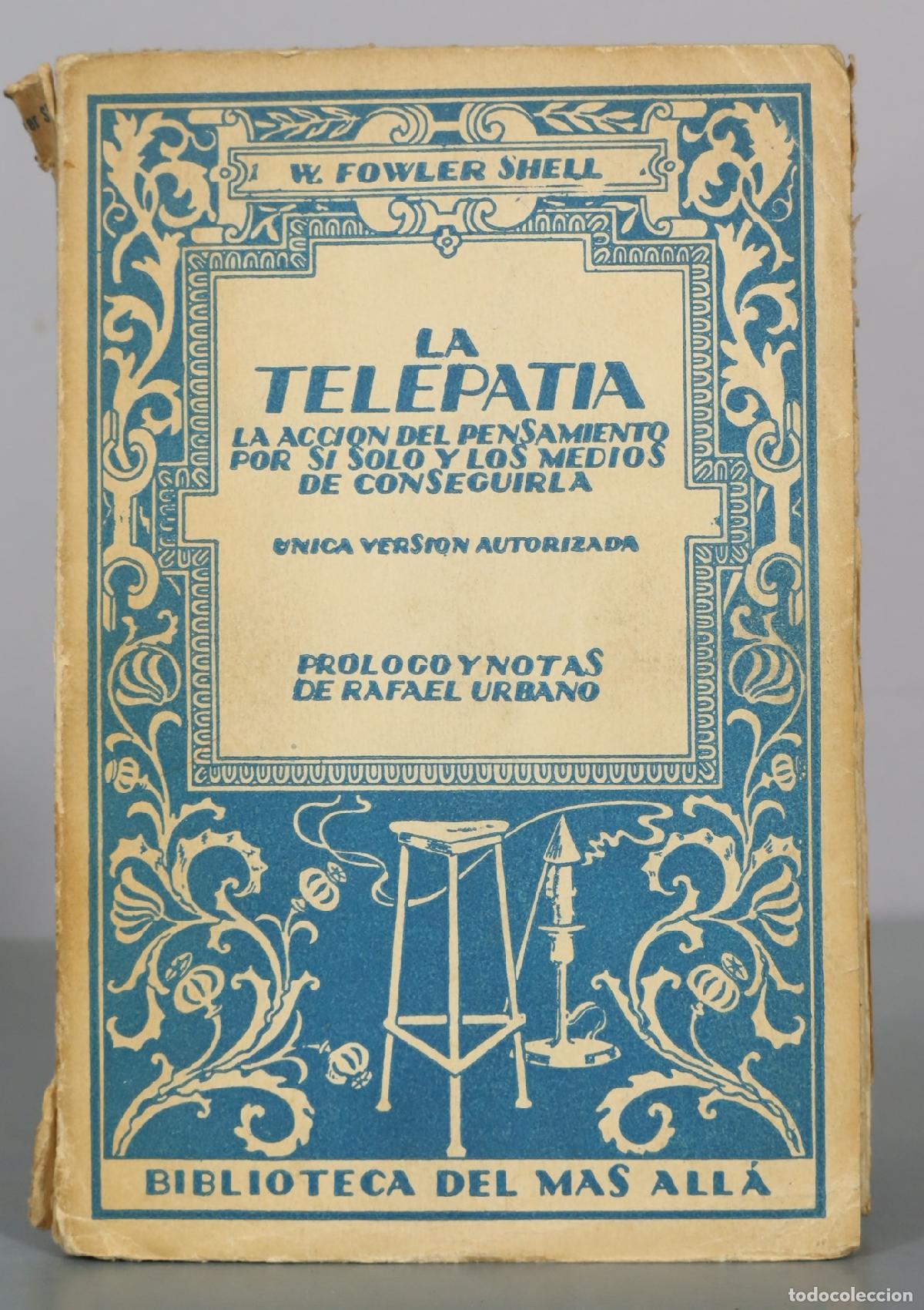 Antiquarische B&uuml;cher: La Telepatia - W. Fowler Shell - Librer&iacute;a y Editorial Rivadeneyra