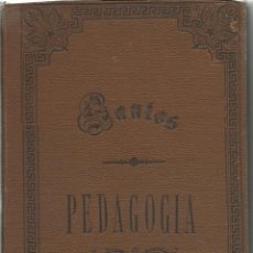 Libros antiguos: CURSO COMPLETO DE PEDAGOGÍA. Lote 41006596