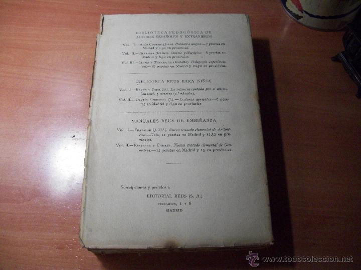 Libros antiguos: Pedagog&iacute;a Experimental. - Foto 2