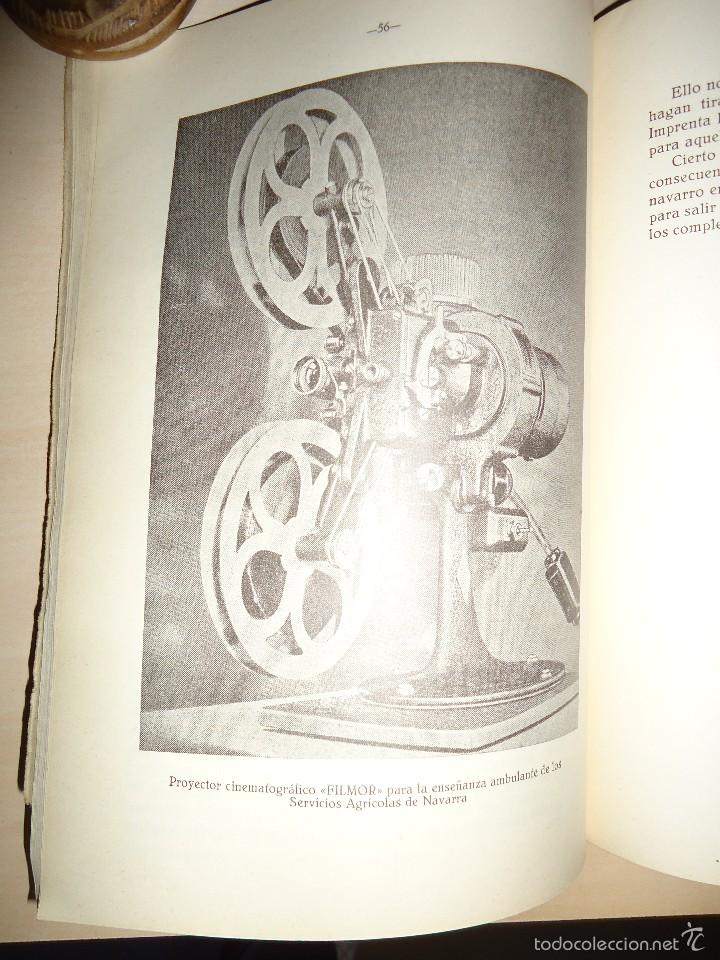 Libros antiguos: AGRICULTURA NAVARRA - C&Aacute;TEDRAS AMBULANTES - CINEMAT&Oacute;GRAFO - DANIEL NAGORE - 1936