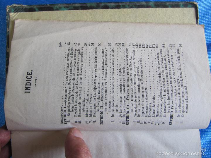 Libros antiguos: ESTUDIOS SOBRE LA PRIMERA ENSEÑANZA. CARLOS YEVES. IMP. Y LIB. DE ANTONIO NE-LO, TARRAGONA, 1861-63. - Foto 5 - 61462983