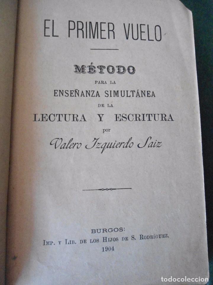 Libros antiguos: ANTIGUO LIBRO EL PRIMER VUELO - Foto 3