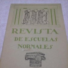 Libros antiguos: REVISTA DE ESCUELAS NORMALES NOVIEMBRE 1935 N. 114 MADRID. PEDAGOGÍA EDUCACIÓN.. Lote 86065908