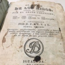 Libros antiguos: EL AMIGO DE LOS NIÑOS (1839) POR EL ABATE SABATTIER