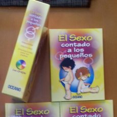 Libros antiguos: EL SEXO CONTADO A LOS PEQUEÑOS (2 LIBROS + 1 CD. ESTUCHE DE CARTÓN)