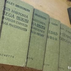 Libros antiguos: MALET. HISTORIA. LOTE 6 TITULOS. GRECIA. ROMA. EDAD MEDIA. MODERNA, ORIENTE...(HACHETTE, 1922). Lote 120195511