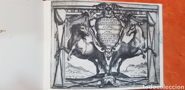Libros antiguos: EJERCICIOS DE LA GINETA, facsimil. - Foto 1