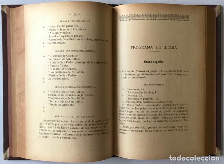 Libros antiguos: PLAN DE ENSE&Ntilde;ANZA PRIMARIA. - LASALDE, Carlos. - Foto 4