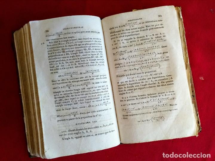 Libros antiguos: Libro antiguo &Eacute;l&eacute;ments de G&eacute;om&eacute;trie - Foto 6