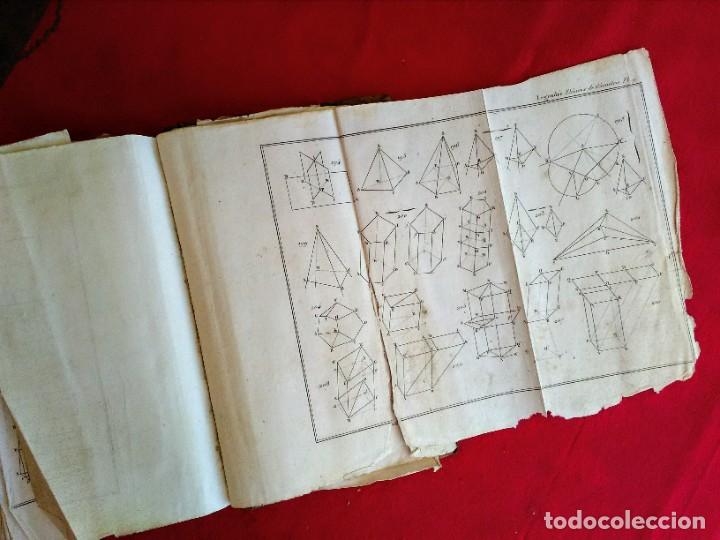 Libros antiguos: Libro antiguo &Eacute;l&eacute;ments de G&eacute;om&eacute;trie - Foto 8