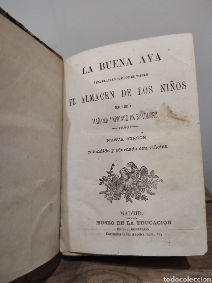 Libros antiguos: 1861. LA BUENA AYA, EL ALMACÉN DE LOS NIÑOS. LEPRINCE DE BEAUMONT - Foto 4 - 231884630