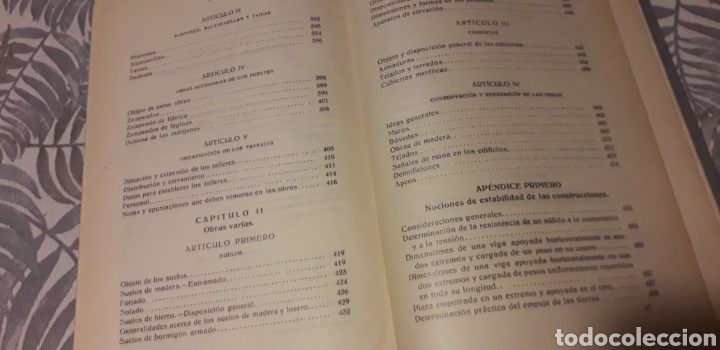 Libros antiguos: MANUAL DEL CONSTRUCTOR, JOS&Eacute; A. REBOLLEDO, - Foto 5