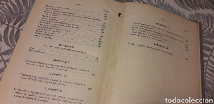 Libros antiguos: MANUAL DEL CONSTRUCTOR, JOS&Eacute; A. REBOLLEDO, - Foto 6
