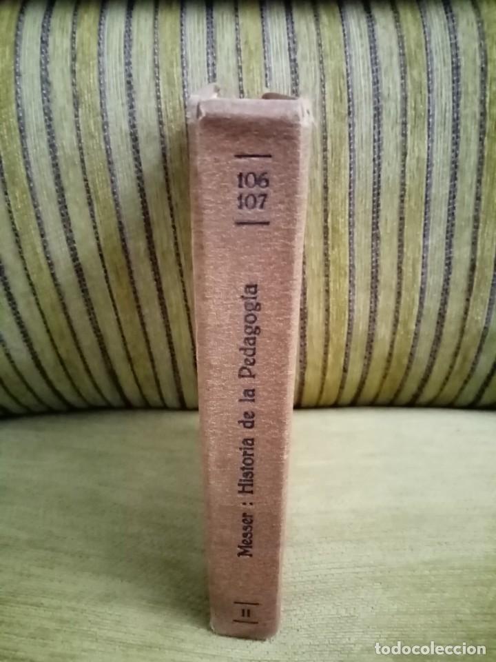 Libros antiguos: HISTORIA DE LA PEDAGOG&Iacute;A - Foto 2