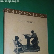 Libros antiguos: J. J. FINDLAY: LA ESCUELA. ED. LABOR, 1928 PRIMERA (1ª) EDICION.