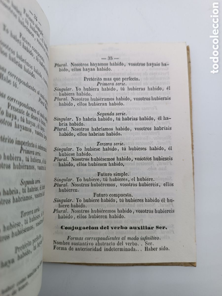 Libros antiguos: Compendio de gram&aacute;tica castellana 1852 - Foto 3