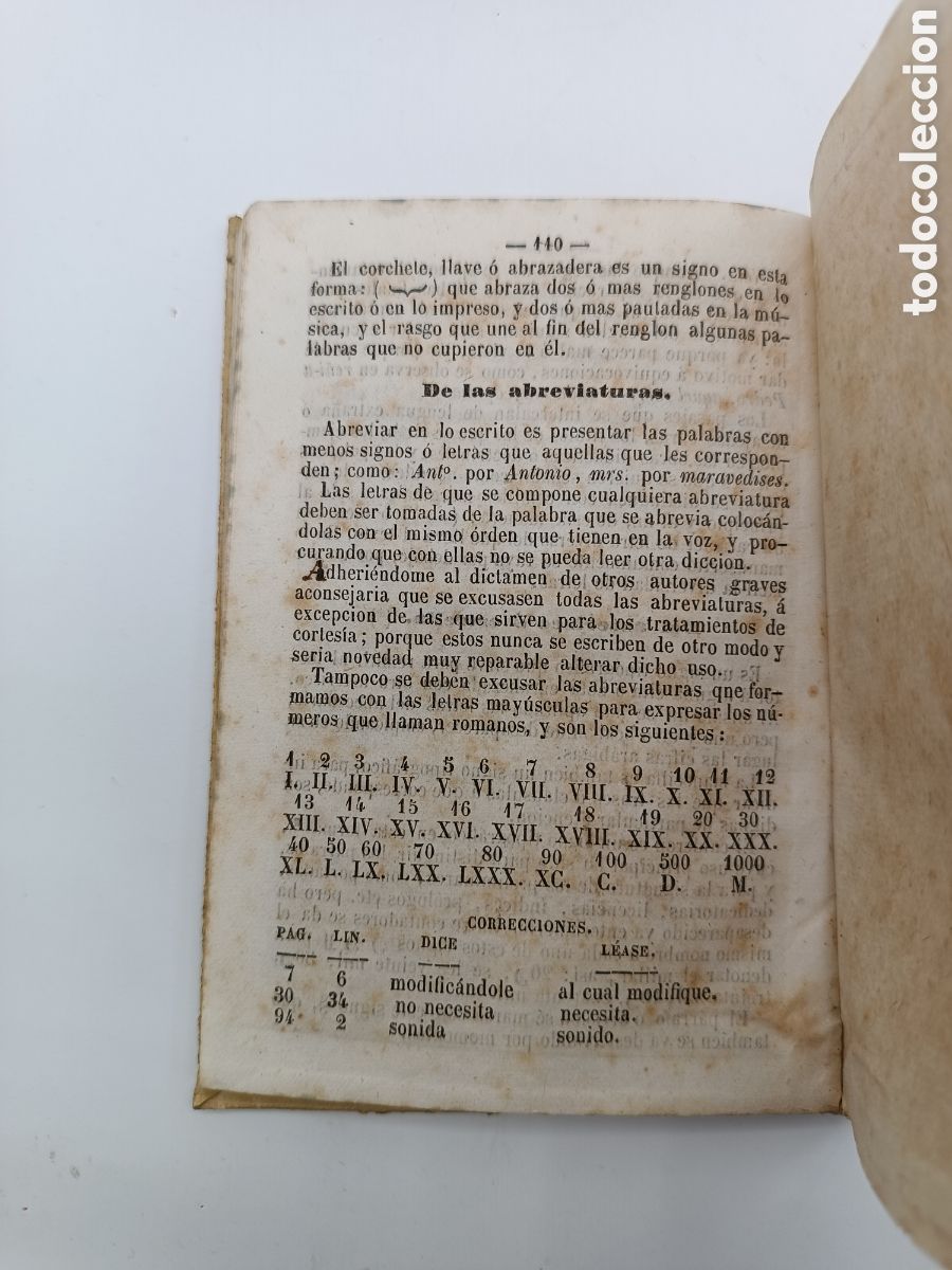 Libros antiguos: Compendio de gram&aacute;tica castellana 1852 - Foto 5