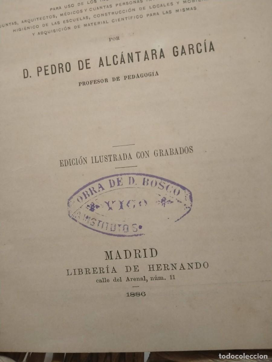 Libros antiguos: Higiene escolar - Alc&aacute;ntara - Foto 3