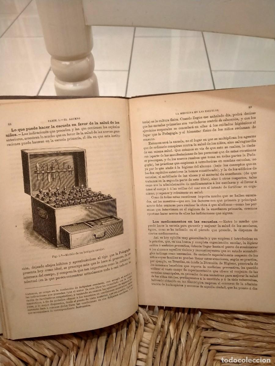 Libros antiguos: Higiene escolar - Alc&aacute;ntara - Foto 4
