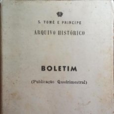 Libros antiguos: BOLETIM [DO] ARQUIVO HISTÓRICO SÃO TOMÉ E PRINCIPE, ANO III, N.º 5, 1971.