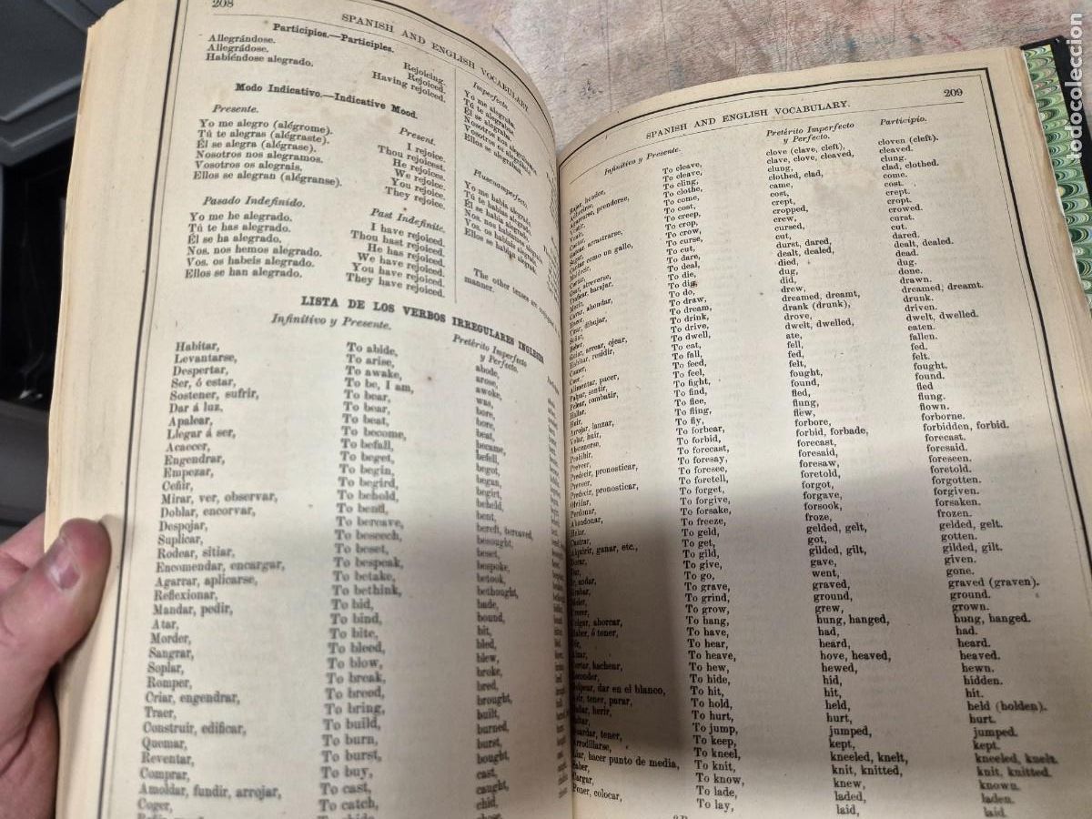 Libros antiguos: Libro de objetos ilustrados espa&ntilde;ol e ingl&eacute;s 1884 - Foto 7