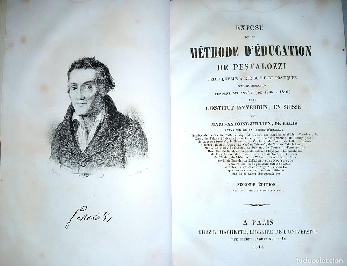 Libros antiguos: EXPOS&Eacute; DE LA M&Eacute;THODE D&acute;&Eacute;DUCATION DE PESTALOZZI - Foto 1