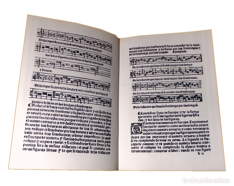 Libros antiguos: ARANDA. (Mateus de) - TRACTADO DE CANTO MENSURABLE. - Foto 4