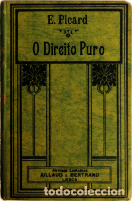 Libros antiguos: PICARD. (E.) - O DIREITO PURO. - Foto 1