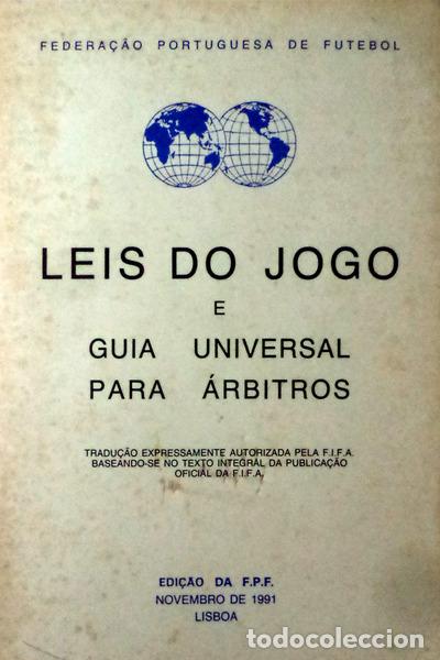 Libros antiguos: LEIS DO JOGO E GUIA UNIVERSAL PARA &Aacute;RBITROS. - Foto 1