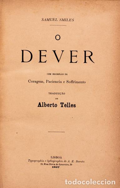 Libros antiguos: SMILES. (Samuel) - OBRAS DE SAMUEL SMILES. - Foto 1