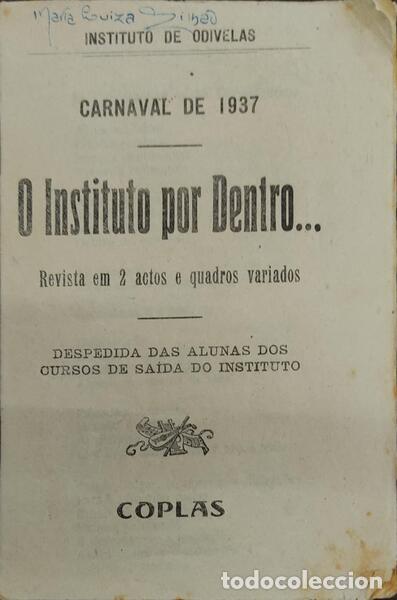Libros antiguos: INSTITUTO (O) POR DENTRO. - Foto 1