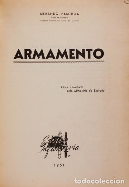 Libros antiguos: PASCHOA. (Armando) - ARMAMENTO. - Foto 1