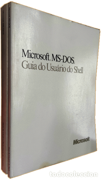 Libros antiguos: MICROSOFT MS-DOS. GUIA DO USUR&Aacute;RIO DO SHELL. - Foto 3
