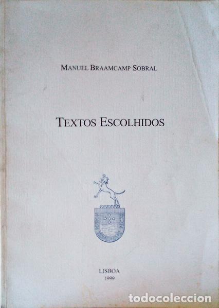 Libros antiguos: BRAAMCAMP SOBRAL. (Manuel) - TEXTOS ESCOLHIDOS. - Foto 1