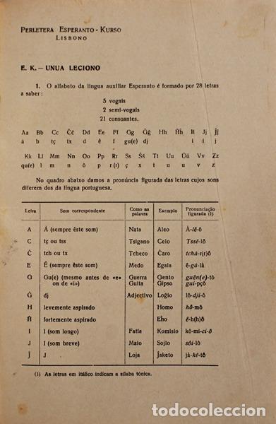 Libros antiguos: PERLETERA ESPERANTO. - Foto 1